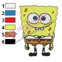 SpongeBob SquarePants Embroidery Design 34